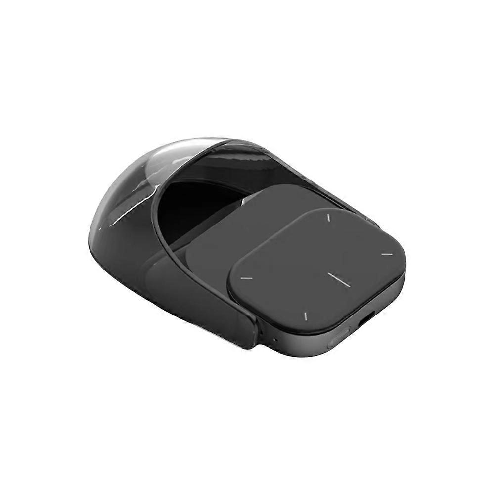 Mini Air Mouse Wireless Touchpad Bluetooth Remote AI Recording ChatGPT Enabled Mouse Presenter Recorder Function Black