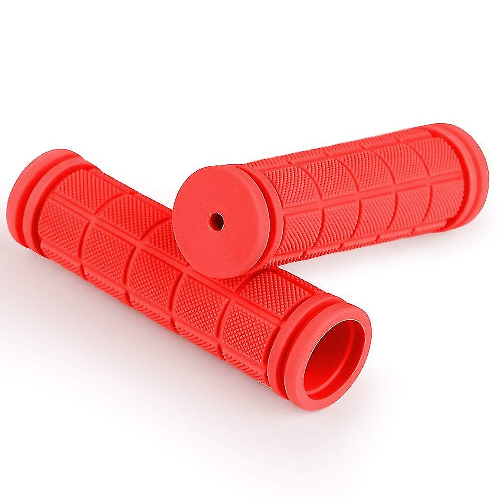 Ergonomic Bicycle Handlebar Grips 1 Pair Non-slip Soft Rubber