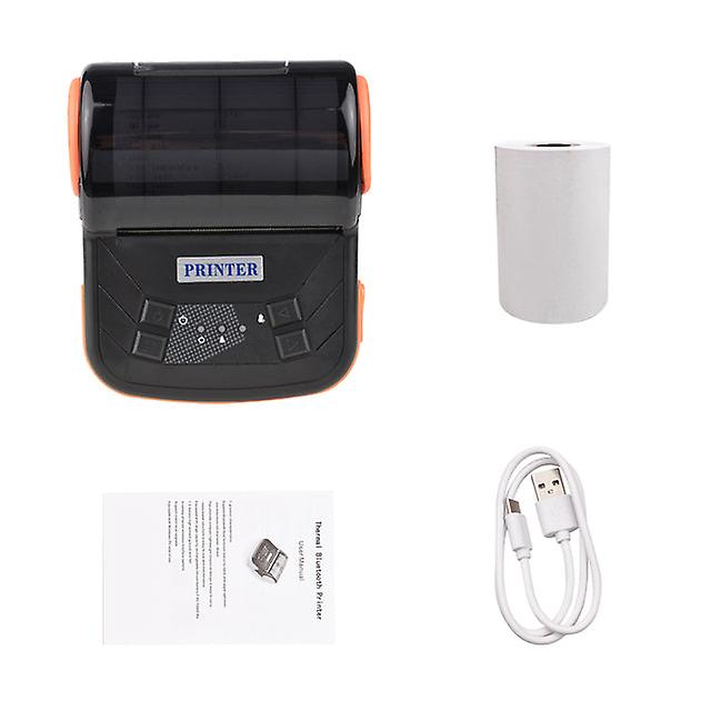 Portable 80mm Receipt Printer Wireless Bt Thermal Receipt Printer Mobile Bill Printer Esc/pos Print Command For Small Business