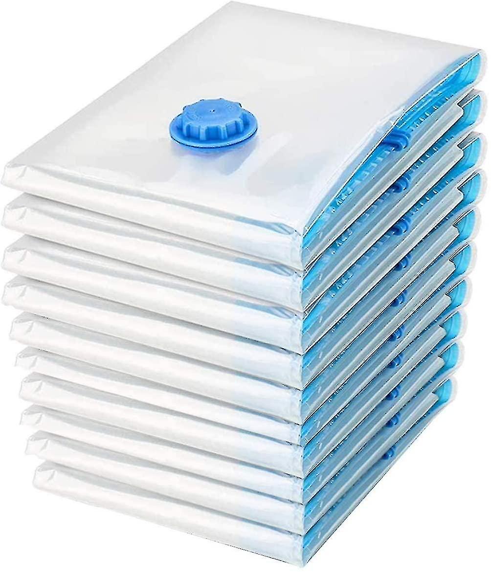10 Vacuum Storage Bags Clothes Bedding Organiser Save Large Space Bed