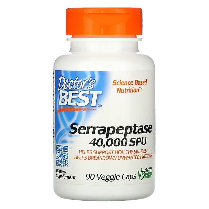 Doctor's Best Serrapeptase 40,000SPU Capsules 90