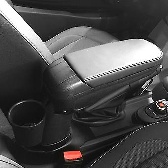 Black Leather-Like Armrest For Mini Cooper Countryman & Clubman - Big Storage