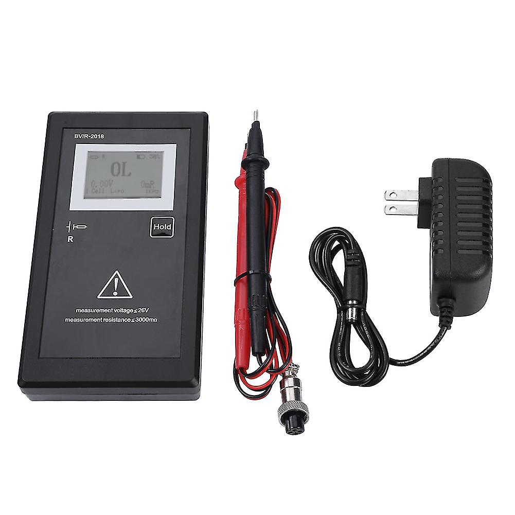Battery Internal Resistance Voltage Tester+test Lead For Secondary Batteries(us Plug,110v-240v)