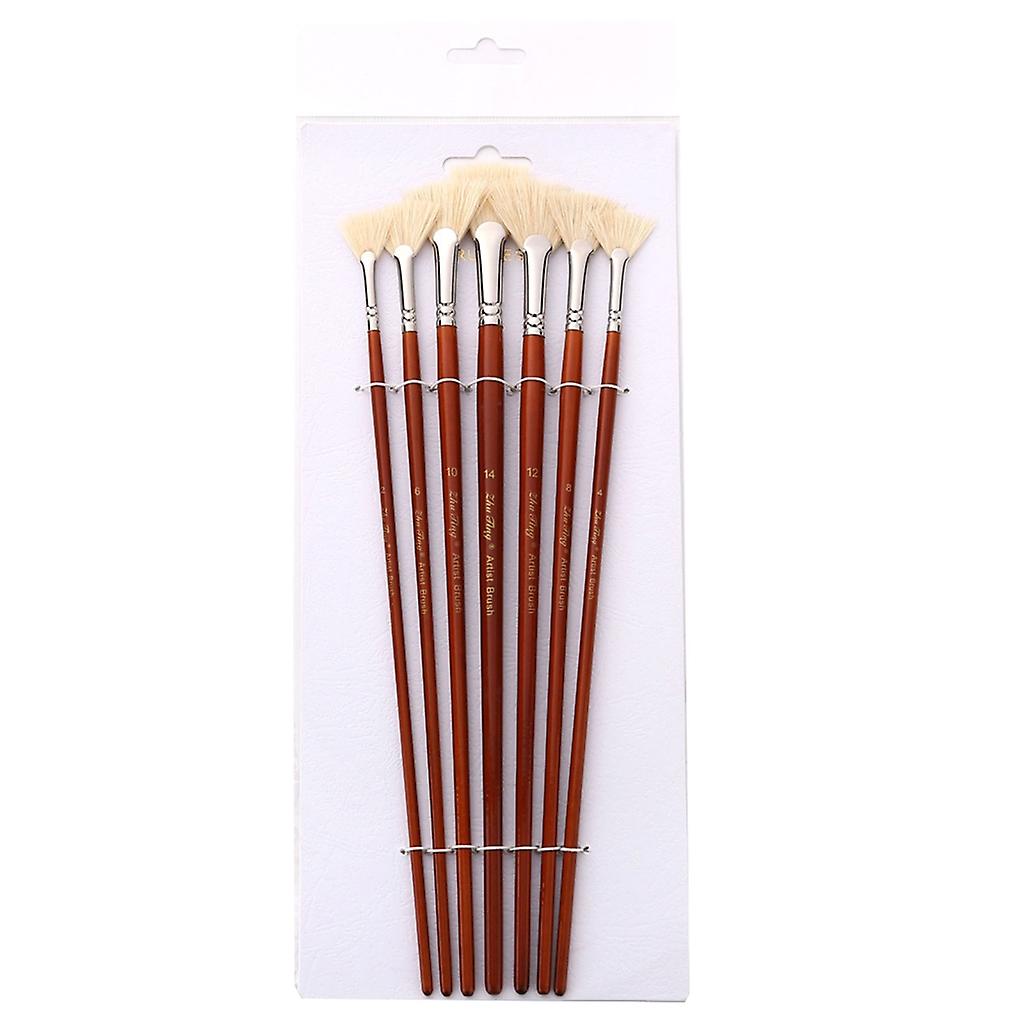 Paint Brushes Set Round and Flat Tips Paintbrushes for Artists, Students
