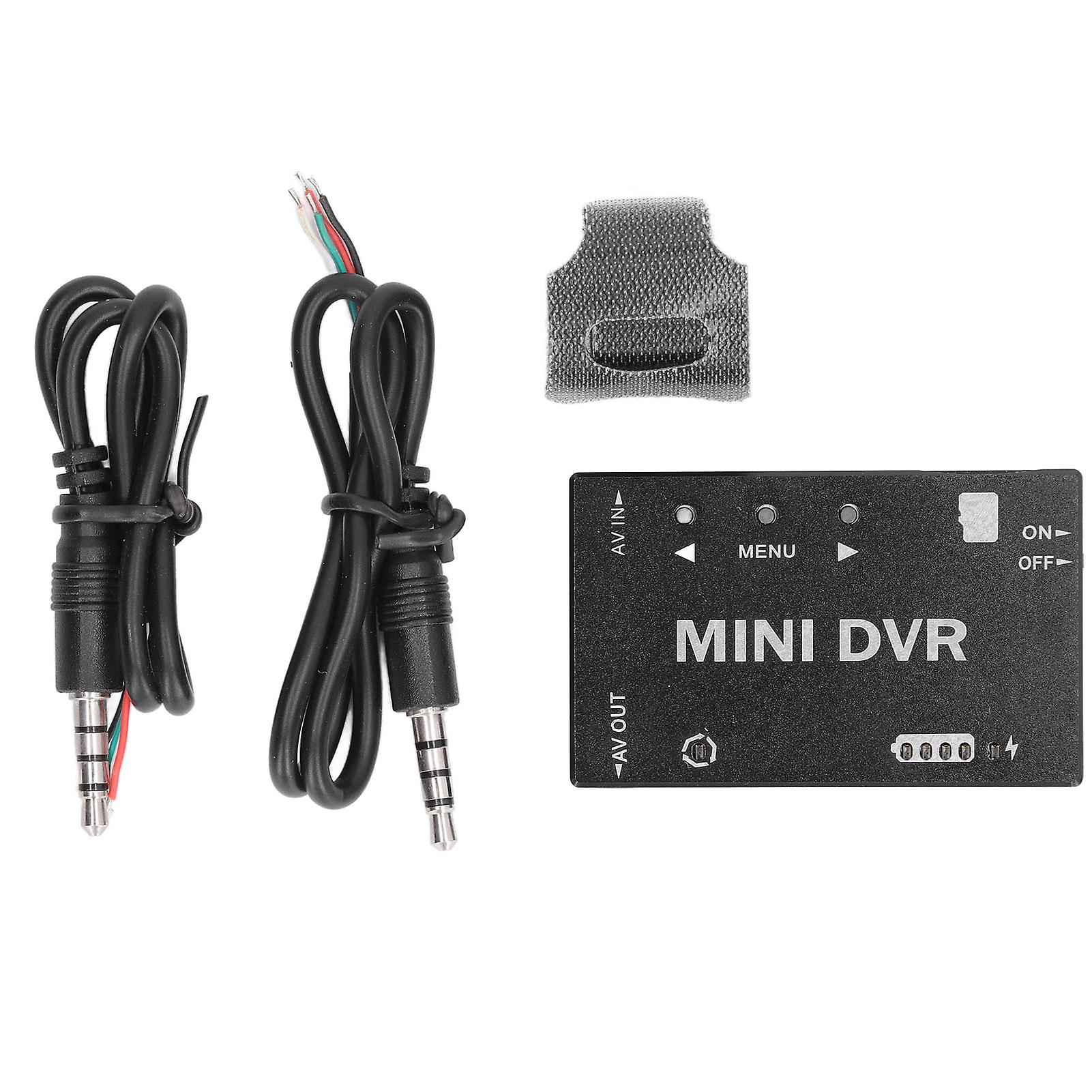 Mini FPV DVR Module NTSC PAL Switchable Built in Battery Video Audio FPV Recorder for RC Models