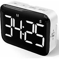 Digital Kitchen Timer - Magnetic Countdown Timer With Large Led Display
