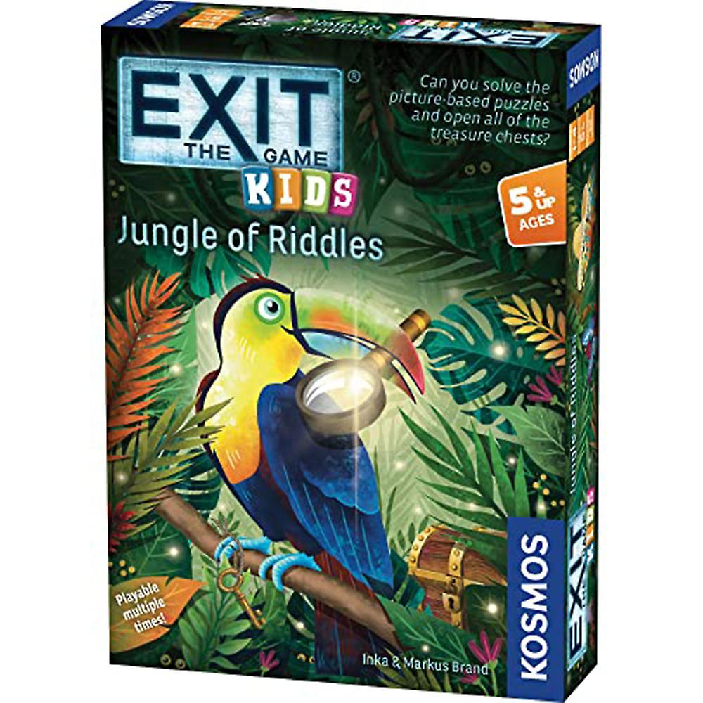 Thames and Kosmos Exit Kids The Jungle of Riddles Game for Ages Five and Up