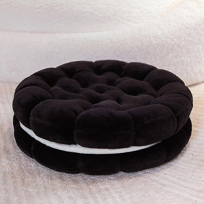Comfortable Round And Square Sandwich Biscuit Plush Cushion Stuffed Simulation Chocolate Oreo Cookies Nice Home Decoration Gift