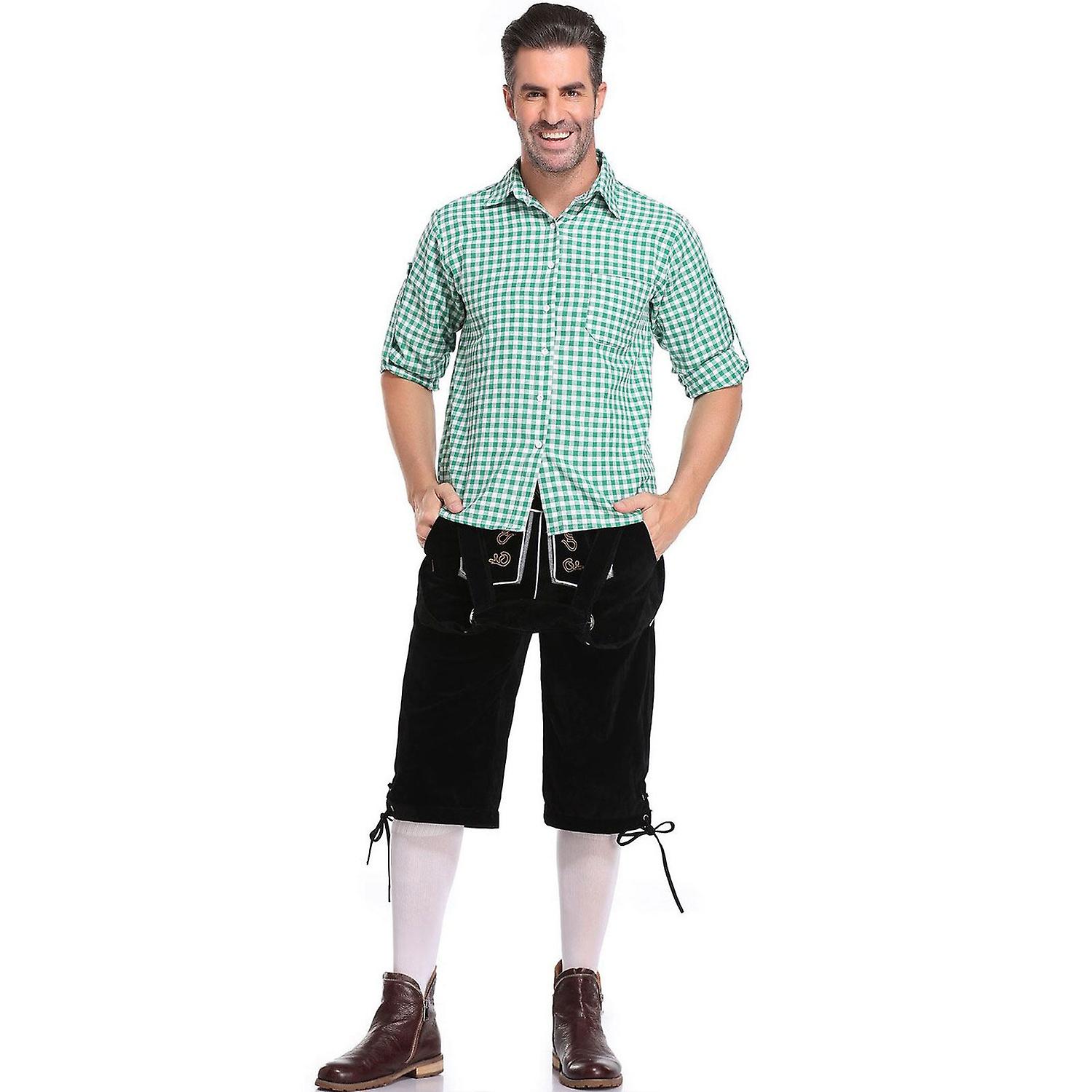 FUN Costumes Men's Classic Lederhosen Oktoberfest Costume Large In The Costumes Department At - Foto 2