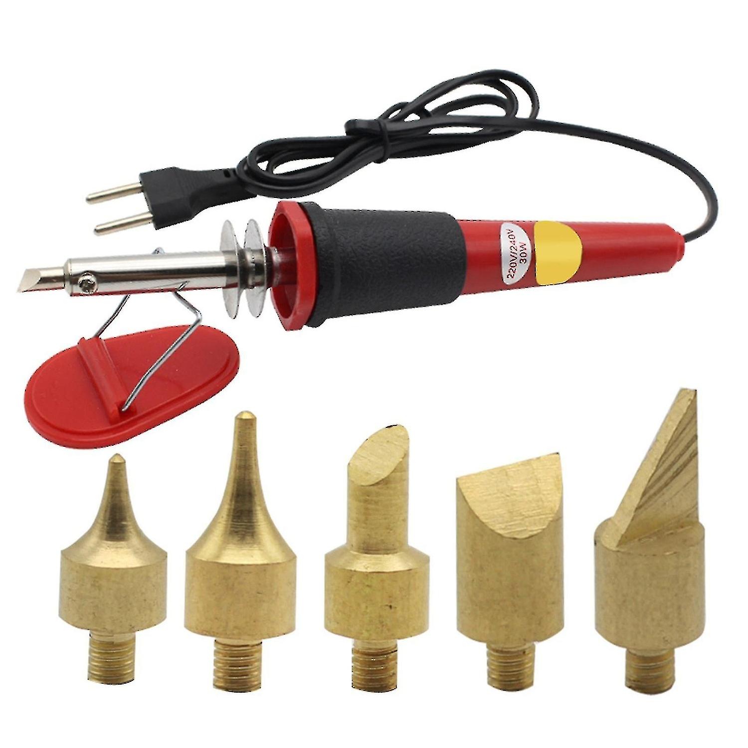 Carving Tools Set Electric Soldering Burn Kit Wire Length 106cm Metal 7pcs/set 30w Carved Pyrography
