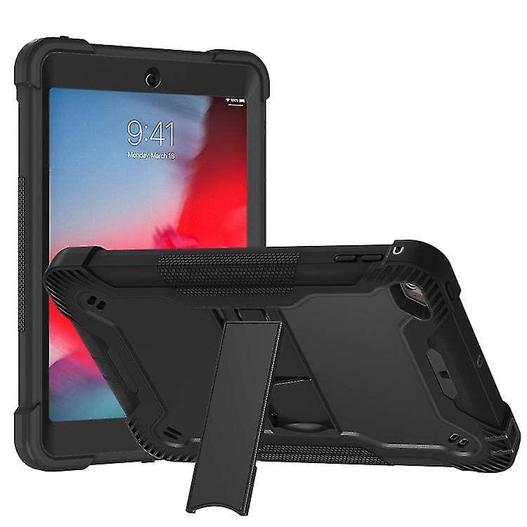 Silicone + Pc Shockproof Protective Case With Holder For Ipad Mini  / Mini 4