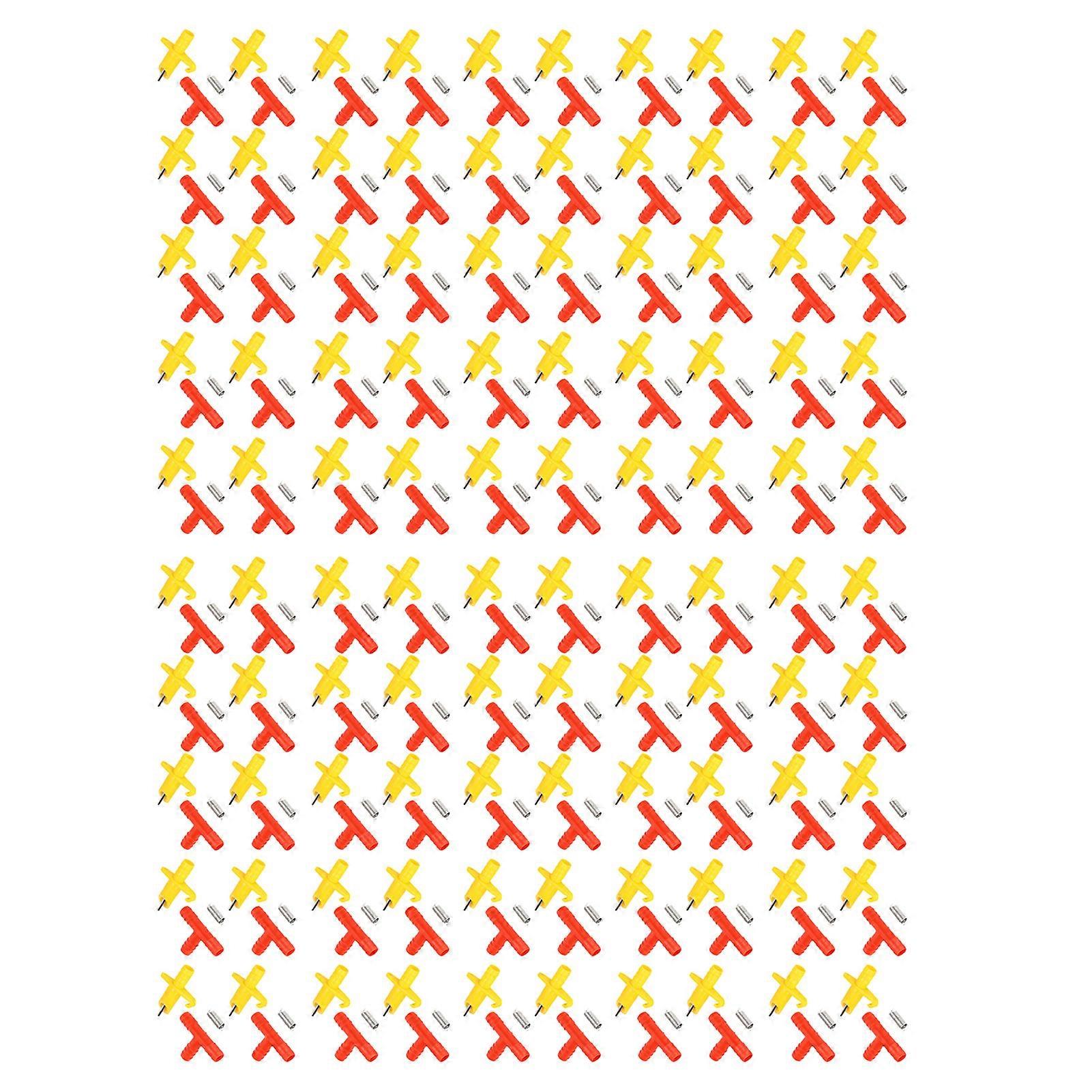 Station d'hydratation pour animaux de compagnie, tétine en acier inoxydable pour petits animaux, abreuvoir automatique assurant un approvisionnement en eau propre, installation facile, jaune 100