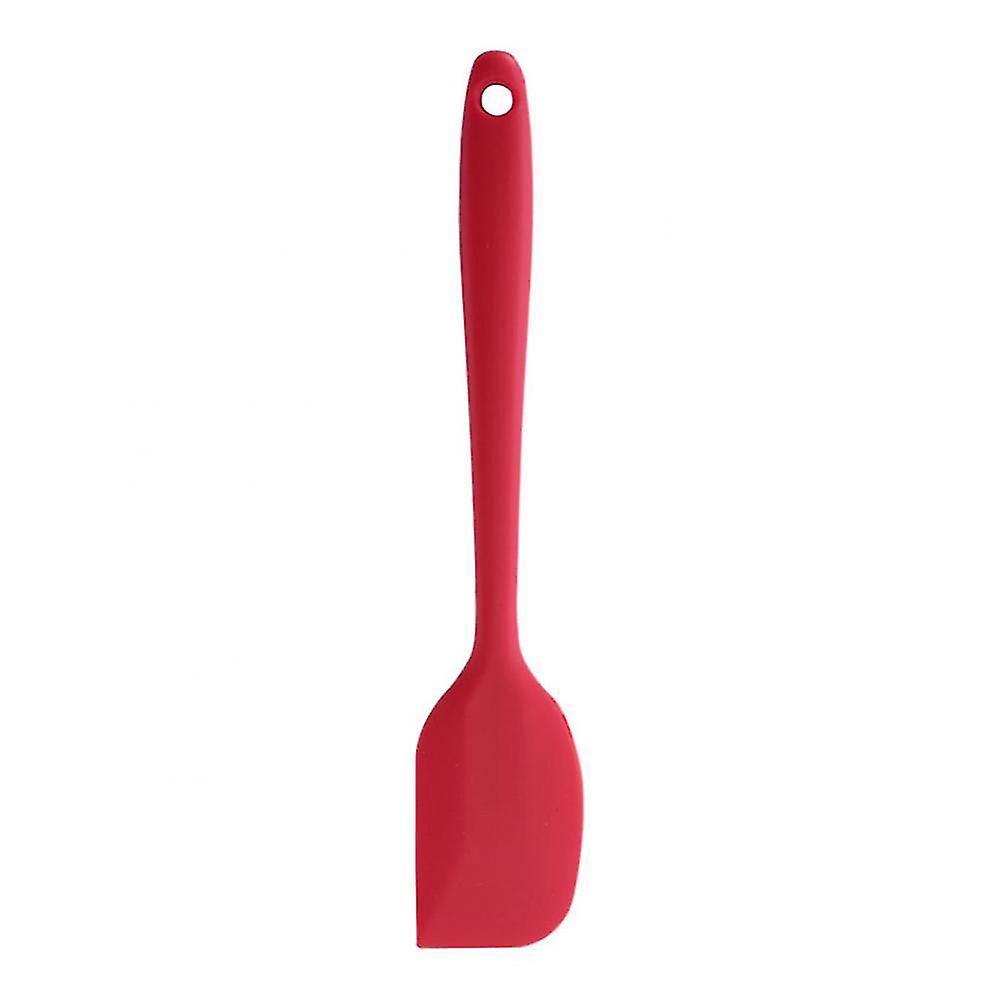 Cream Spatula Butter Cream Scraper Heat Resistant Kitchen Cake Baking Mixing Tool(Red)