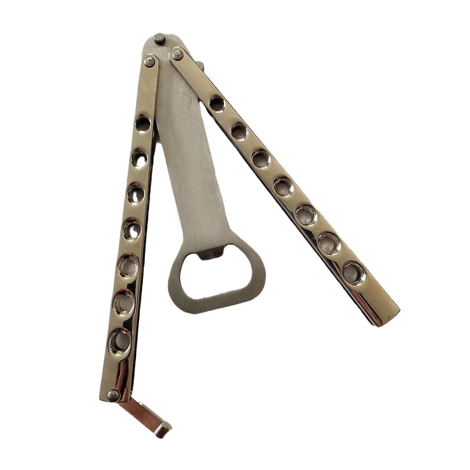Foldable Bottle Opener Practical Bottle Opening Tool Easy Opening Multifunctional Kitchen Tool Beer Bottle Opener for Camping