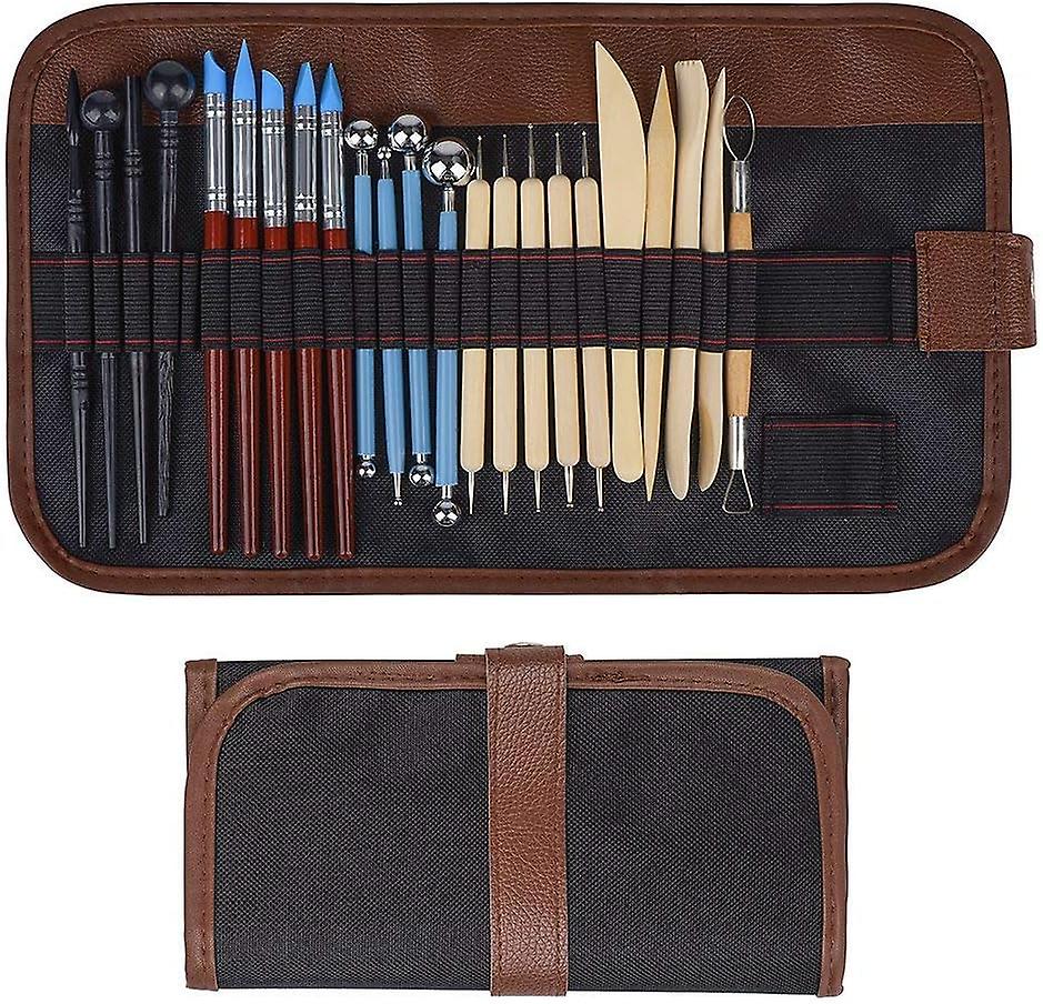 24pcs Ceramic Tool Clay Tool Modeling Tool Set, Pottery Tool for Ceramic Clay, Wax Candles
