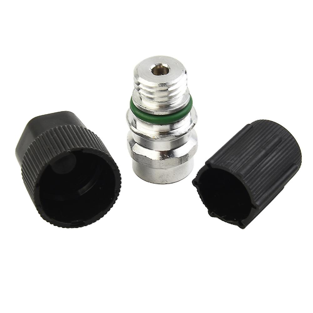 AC A/C System Cap & Valve Cores Santech Seal Kit Air Conditioning Service R134a