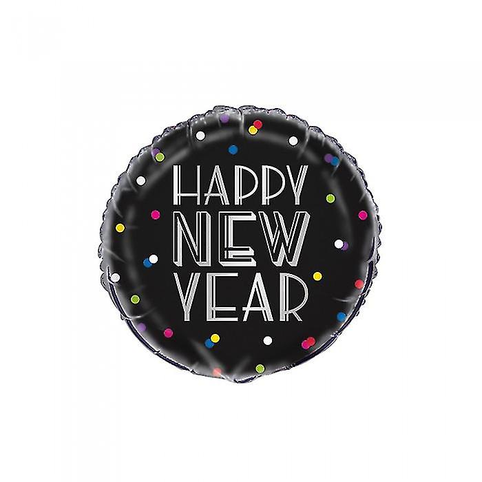 Unique Party Dotted New Year Foil Balloon