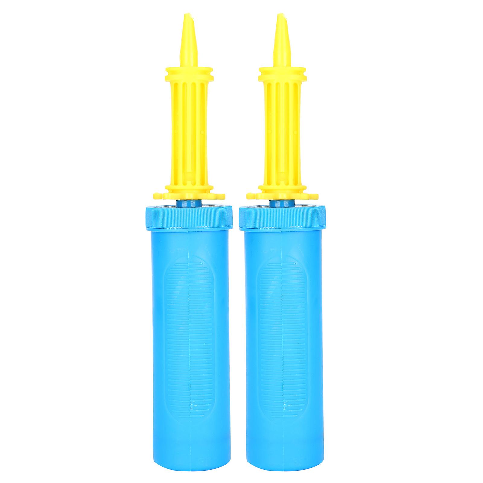 2Pcs Air Ball Pumps 2‑Way Plastic Portable Hand Inflator for Inflation Equipment