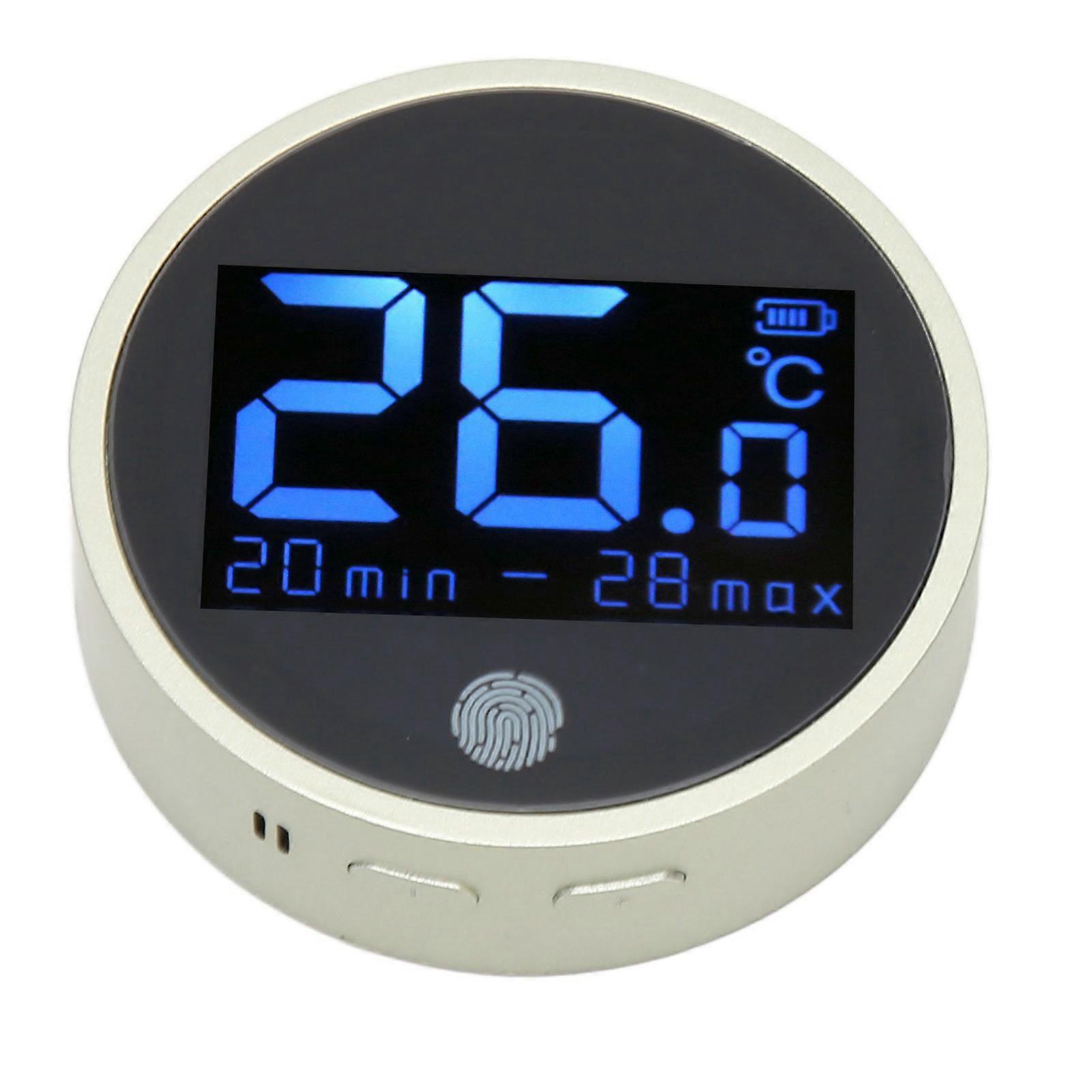 Digital Aquarium Thermometer with Long Probe Cable High Accurate to ±0.1℃ LED Display Thermometer for Aquarium Fish Tank