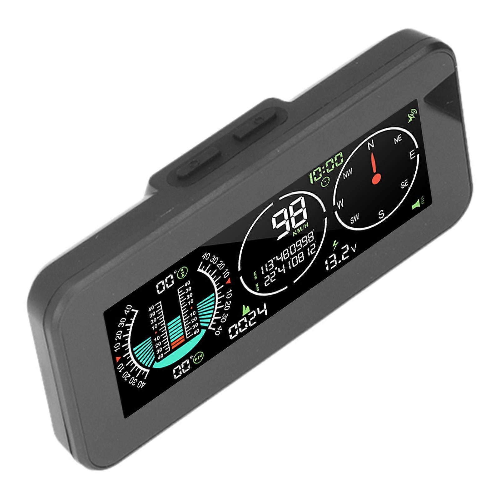 Smart HUD Display Rotazione Libera Doppio Segnale Schermo LCD A Colori Resistente Al Calore Universale