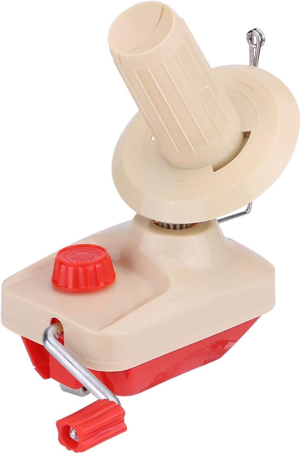 HandOperated Yarn Winder - Easy to Set Up and Use - Low Noise When Working - Made of Plastic and Met