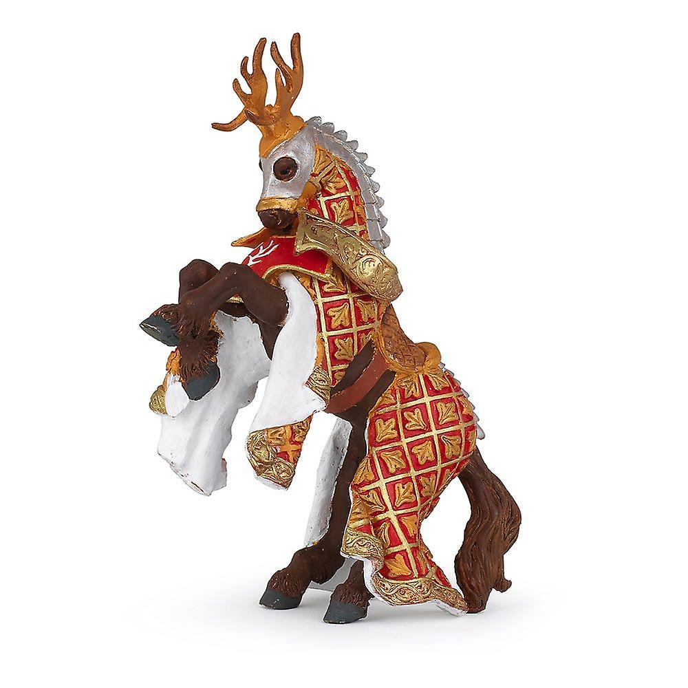 Papo fantasy world horse of weapon master stag toy figure, three years or above, multi-colour