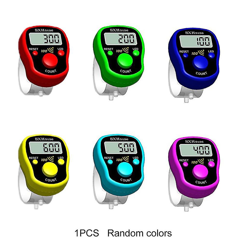 Mini Contatore Di Dito Digitale Azzerabile Led Elettronico Palmare Tally Counter-hao