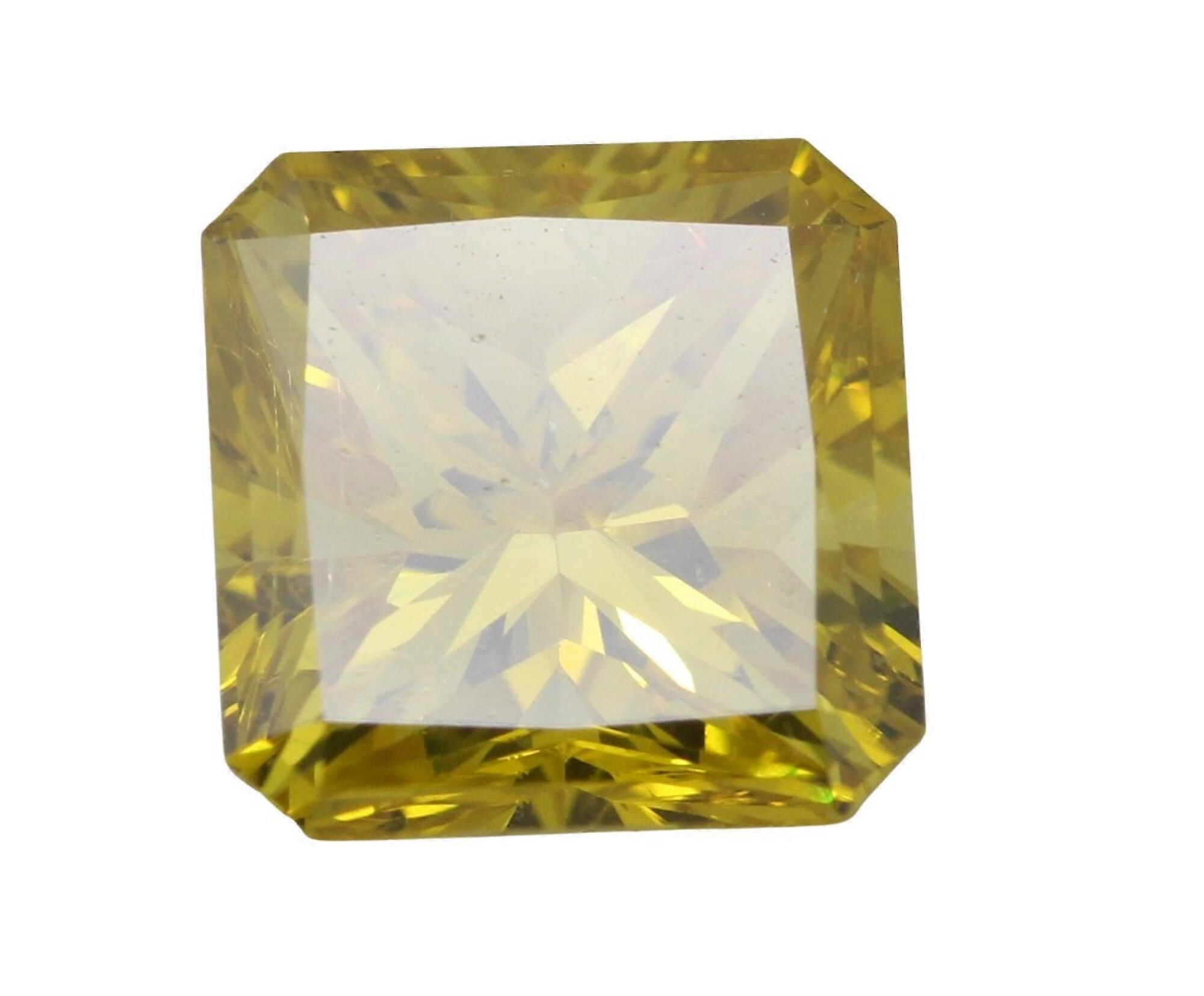 Radiant Natural Mined Loose Diamond (1.93 Ct Brown Yellow(Irradiated) VS2(Enhanced) Clarity) IGL