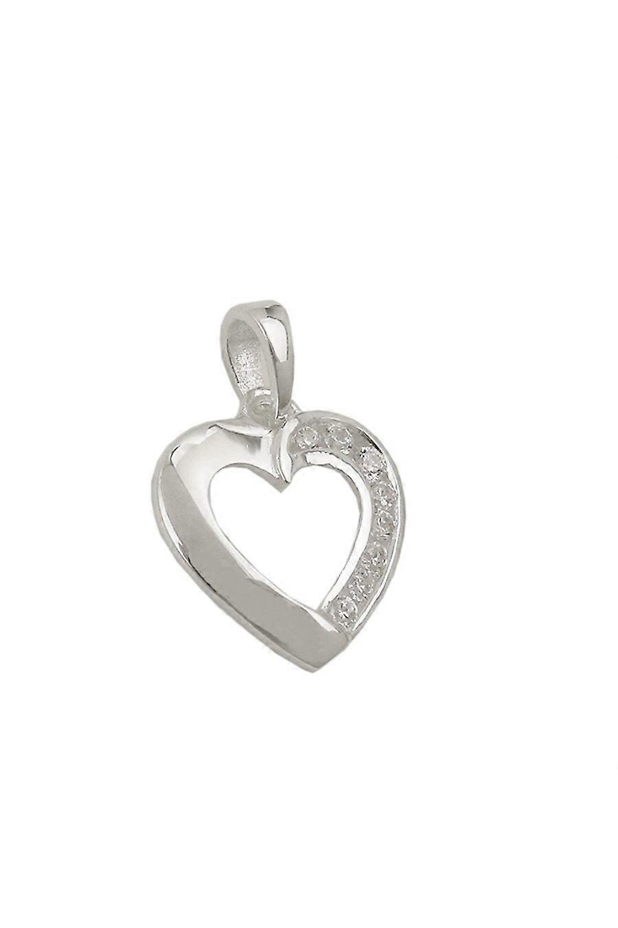 Pendant Heart With Zirconia Silver 925 - Gl93629
