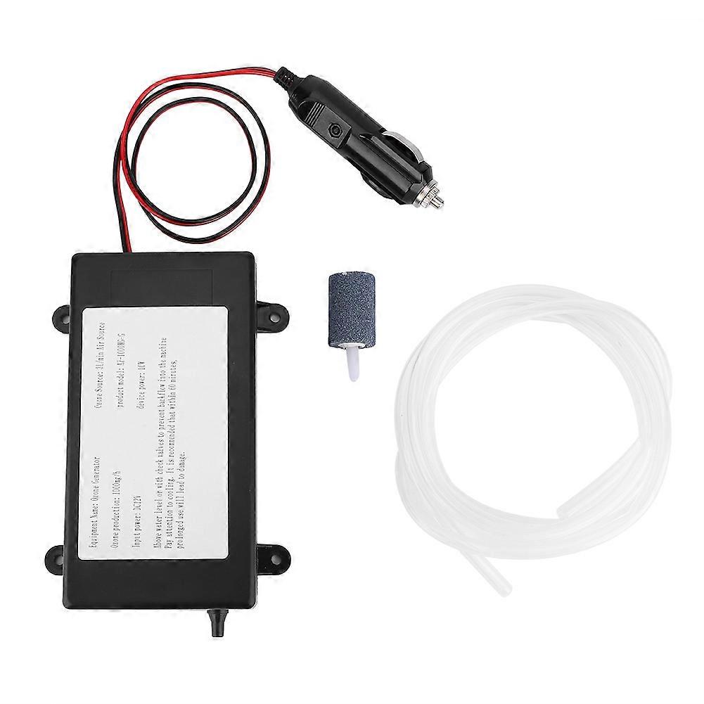 Car Ozone Generator 10W DC12V 1000mg/h Odor Eliminating Air Freshing Ozonizer