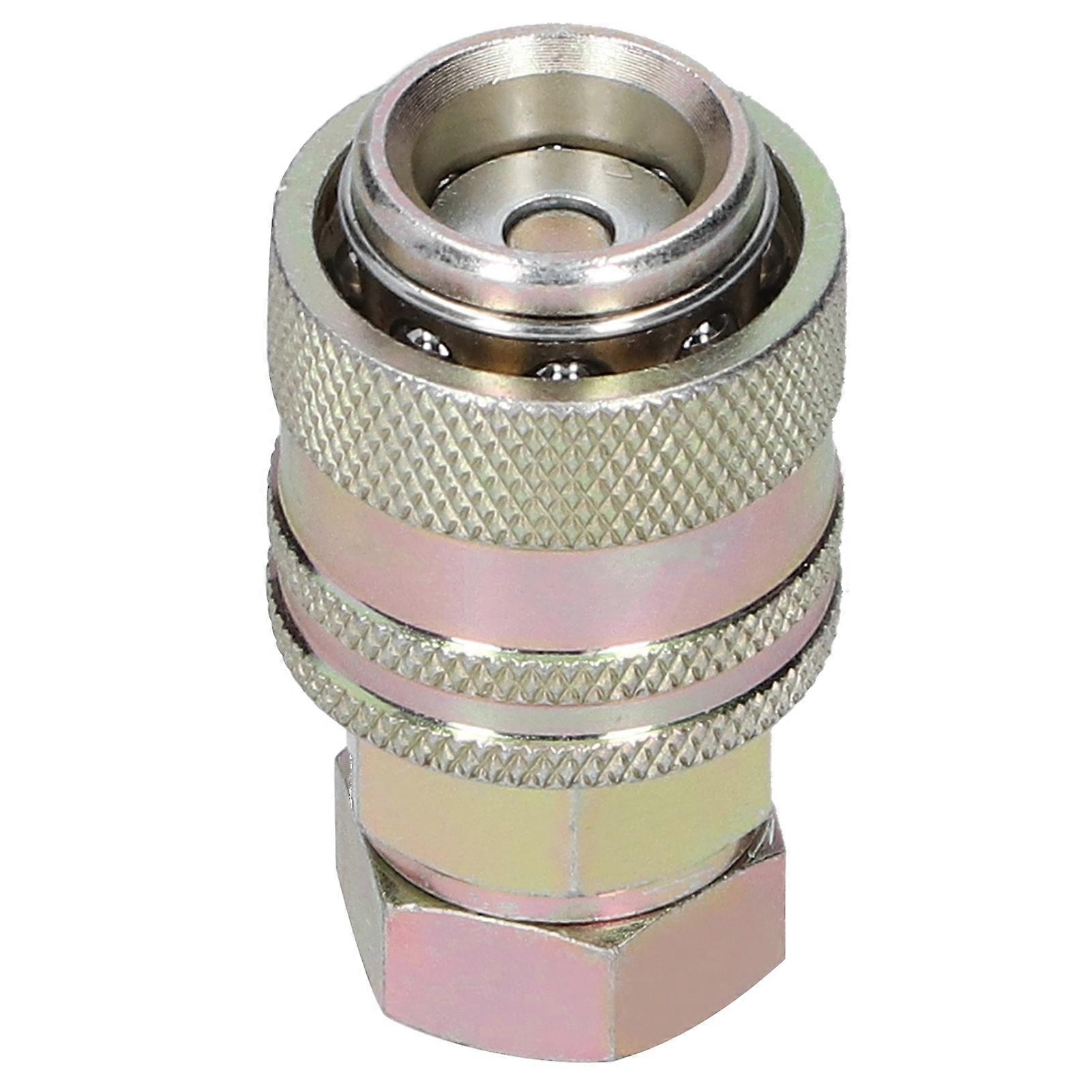 G1/8in Hydraulic Testing Adapter Quick Connect Female Connector for Pressure Measuring PT PPT Compatible Durable