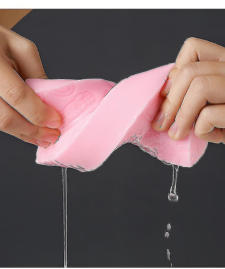 Dewenwils Baby Exfoliating Bath Sponge (pink)