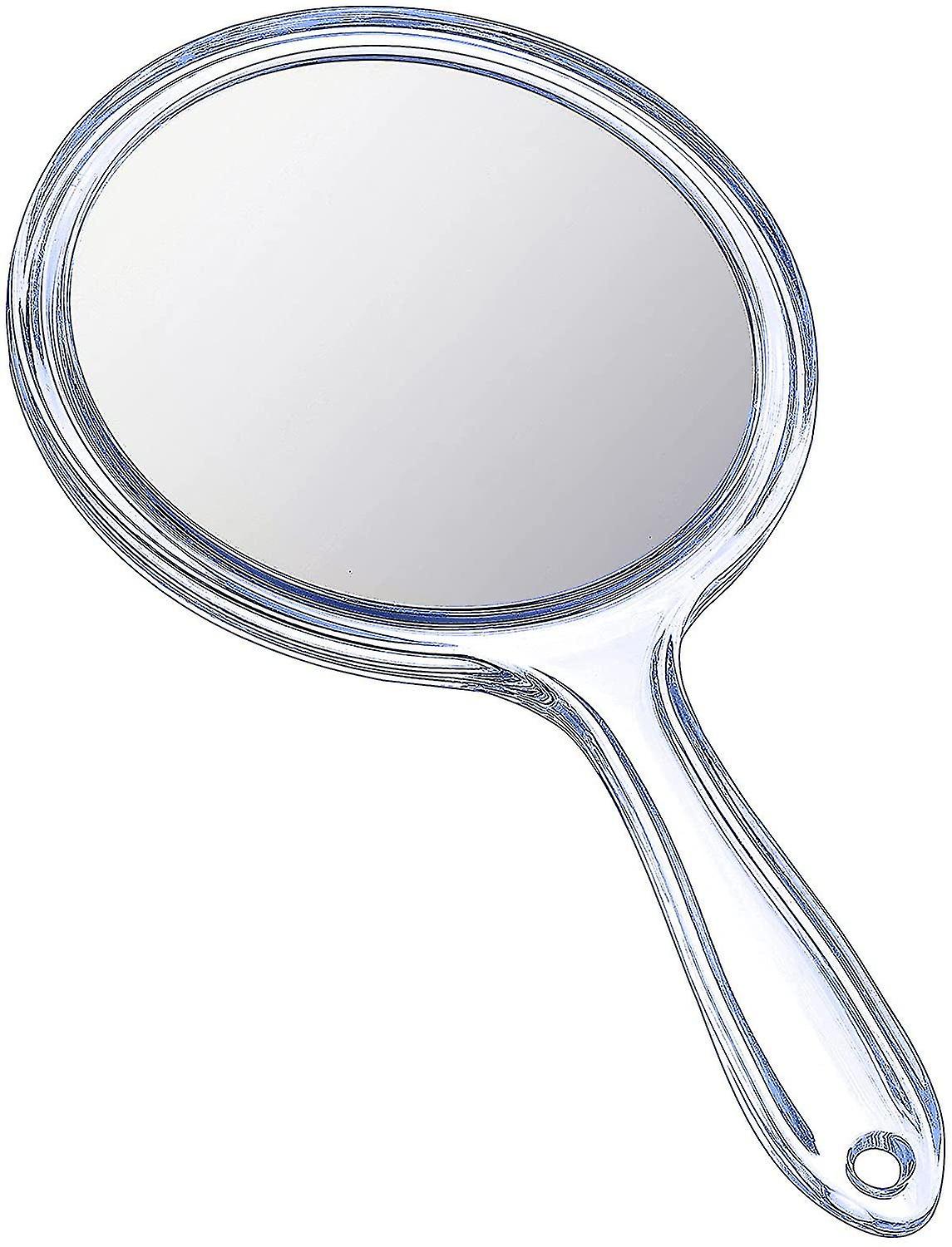 Hand Mirror Double-sided - Magnifying Handheld Makeup Mirror
