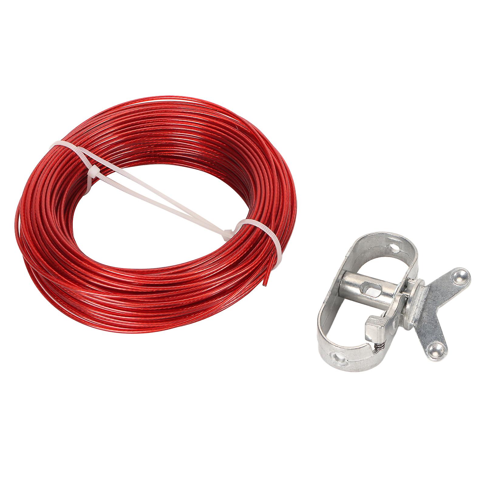 150ft Pool Cover Cable Winch Kit Aluminum Rustproof 8x2x6.4cm