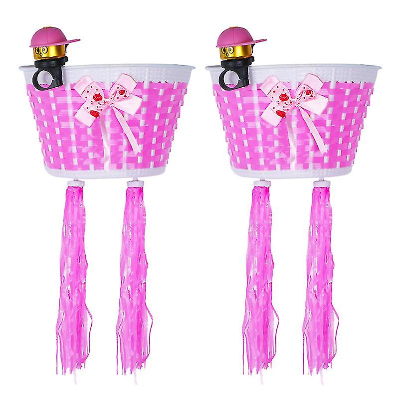 8pcs Handlebar Basket Bell Set