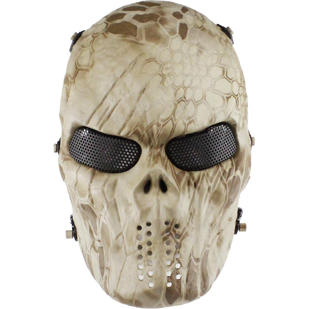 Taktische Arisoft Paintball Maske Schießen Jagdausrüstung Gezackter Schädel Maske Militär Kriegsspiel Kampf Tarnung Schutzmasken
