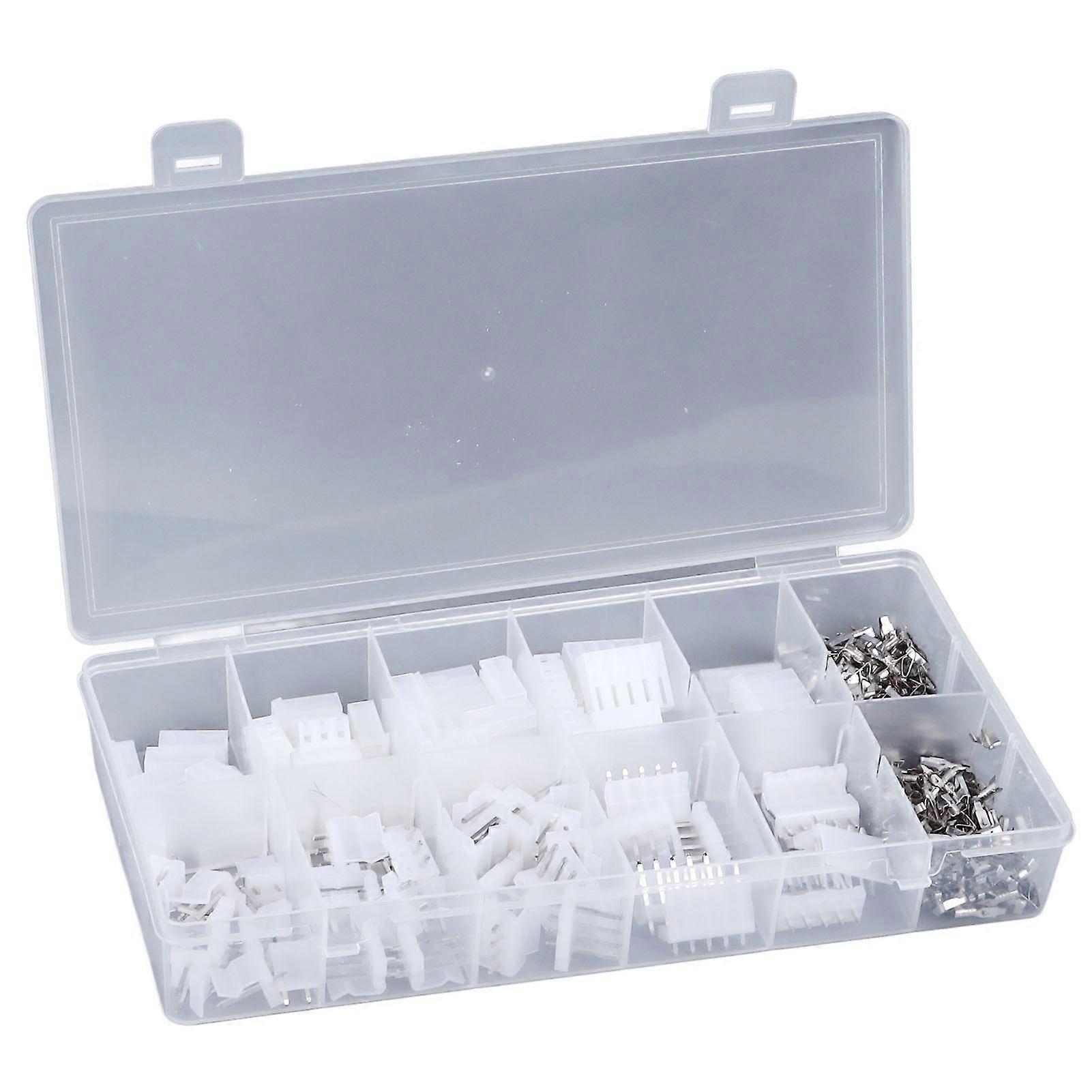230PCS CH3.96MM Terminal Block Kit 2P to 5P Safe Connection Straight Pin Terminal Block Connector Assortment
