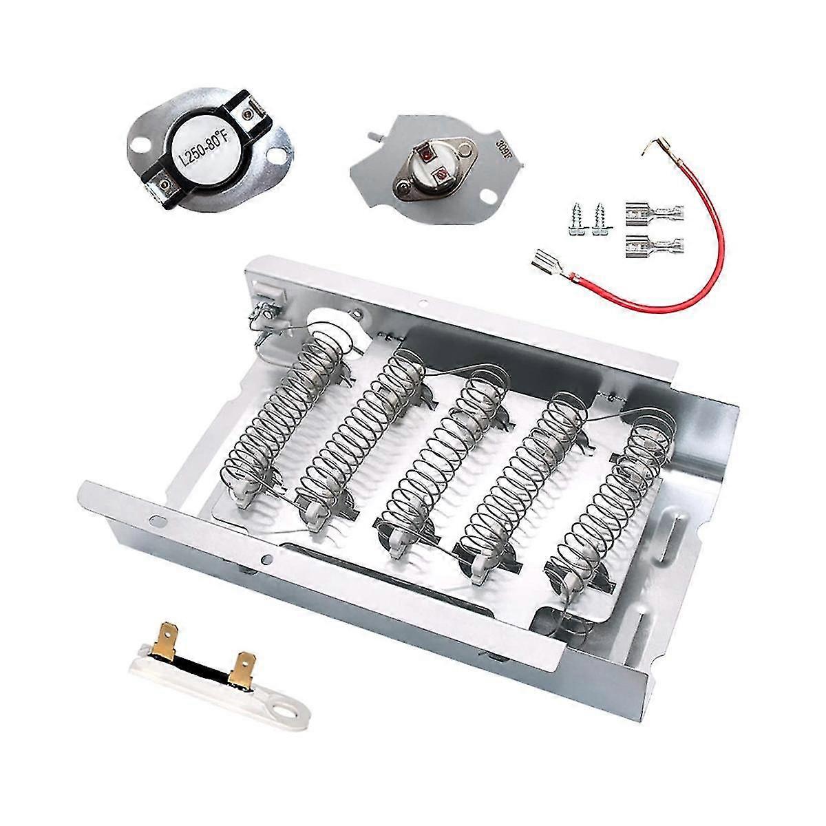 279838 Torktumlare värmeelement 279816 Termisk avstängningssäkringssats 3392519 torktumlare Reparationssats för termisk säkring