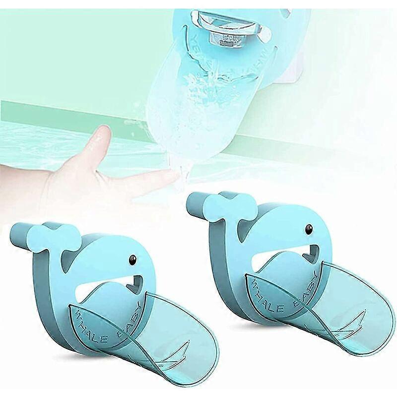 2 PCS Kids Faucet Extender Extension Faucet Extender Sink Handle Extension Faucet Extensions Kids Faucet Tap Extender, for Child Baby Washing Hands Wa