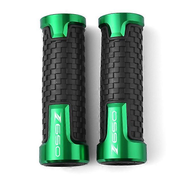 Z650 With LOGO Motorcycle Handlebar Grip Anti-Skid Handle Bar Motorbike Hand Grips For KAWASAKI Z650 z 650 2017 2018 2019 2020