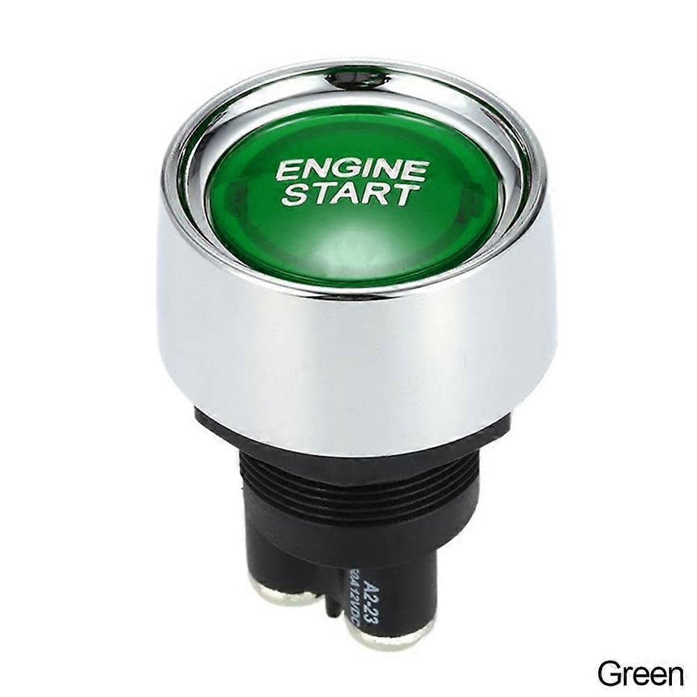 Universal Car Engine Start Switch Keyless Button Starter Auto Modified Night Led Indicator Light Car Ignition On Off Switches