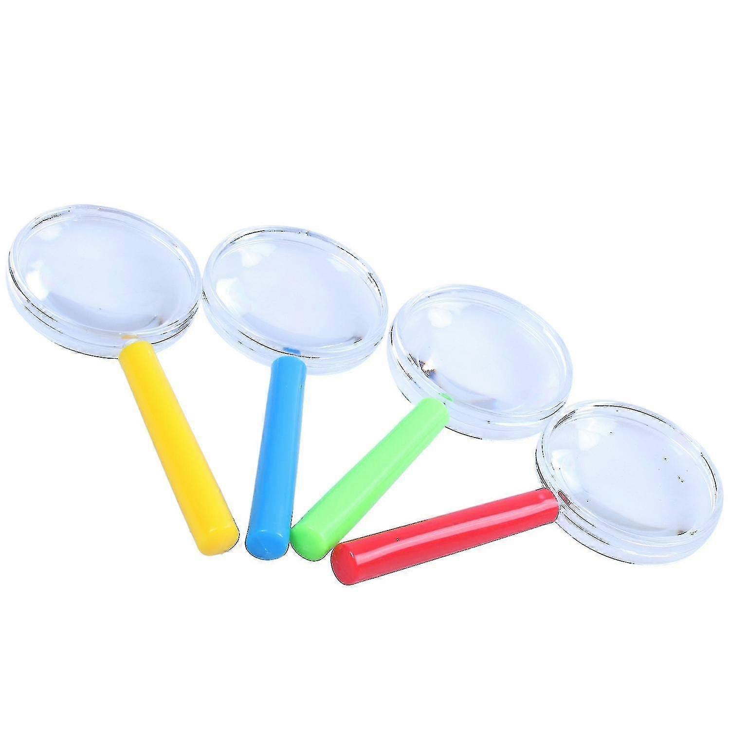 4pcs plástico mini lupa juguetes para niños