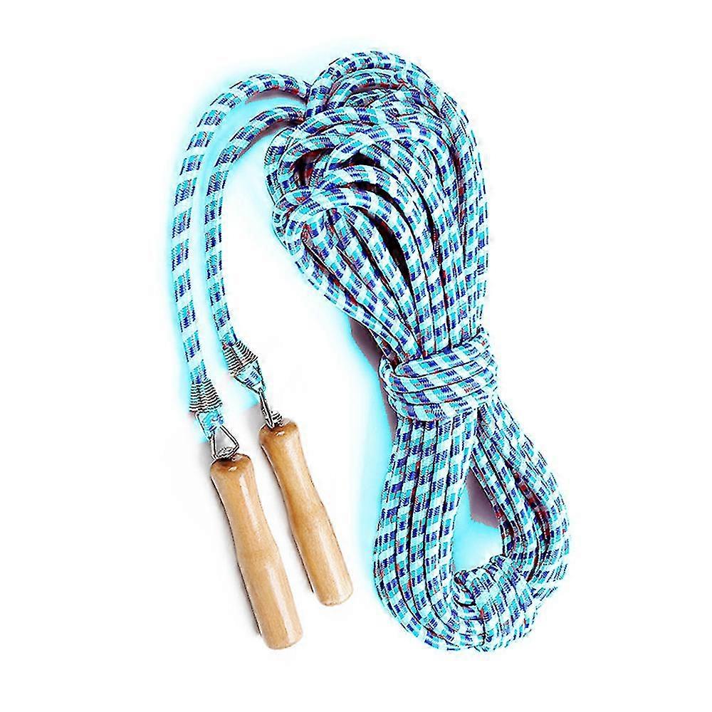 Studentergruppe Sjippetov Længdespring Reb Børns kollektive sjippetov Træhåndtag