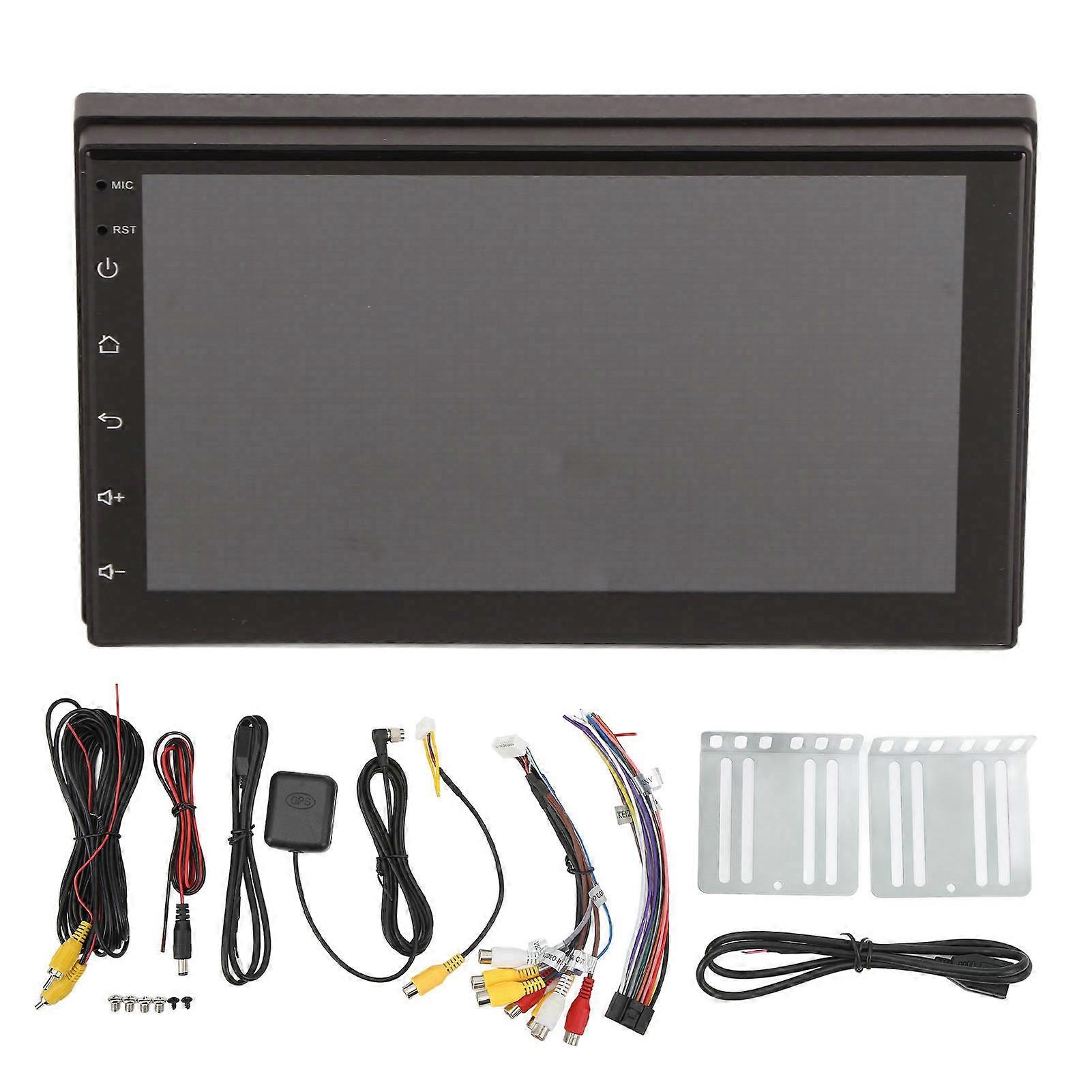 For Android 11 Car Stereo 7in Ips Touchscreen Hd 1080p Gps Navigation Mirror Link Multimedia Player