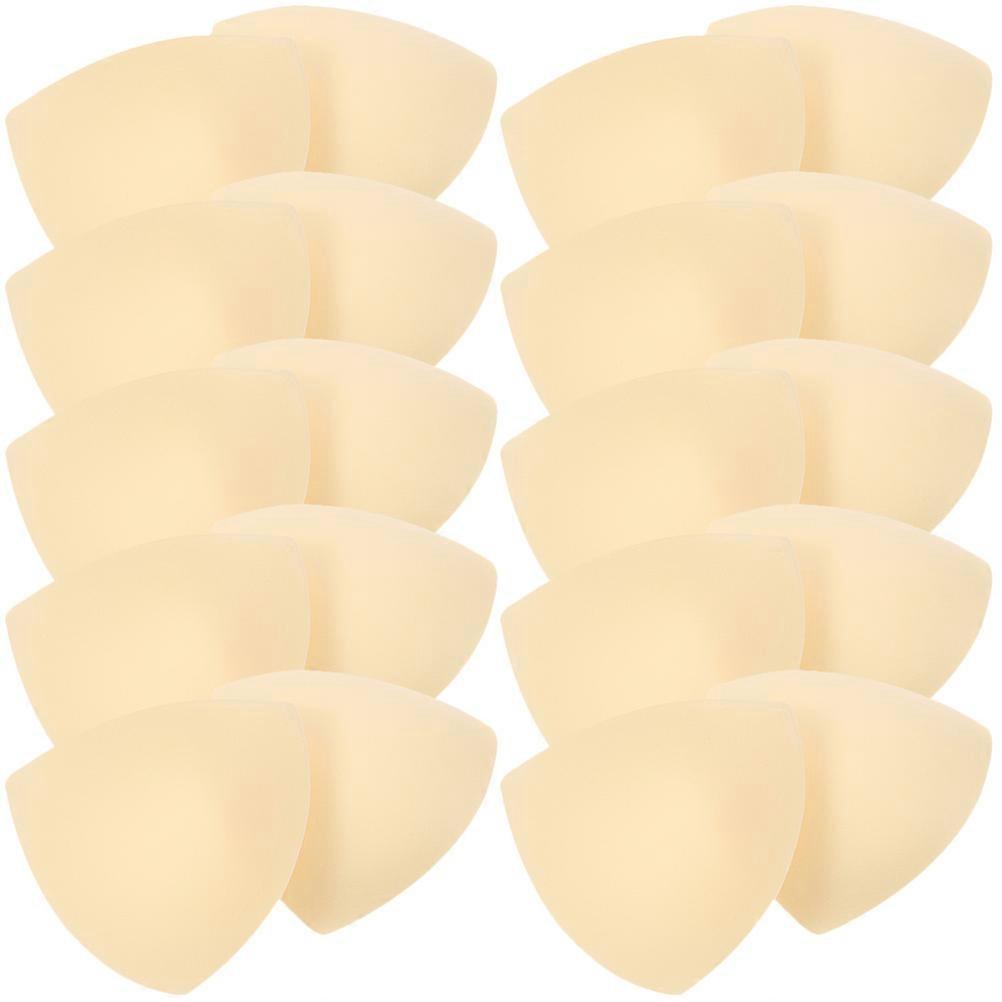 10 Pairs Bra Pads Inserts Removable Bra Pads Sports Cups Bra Inserts Cushions