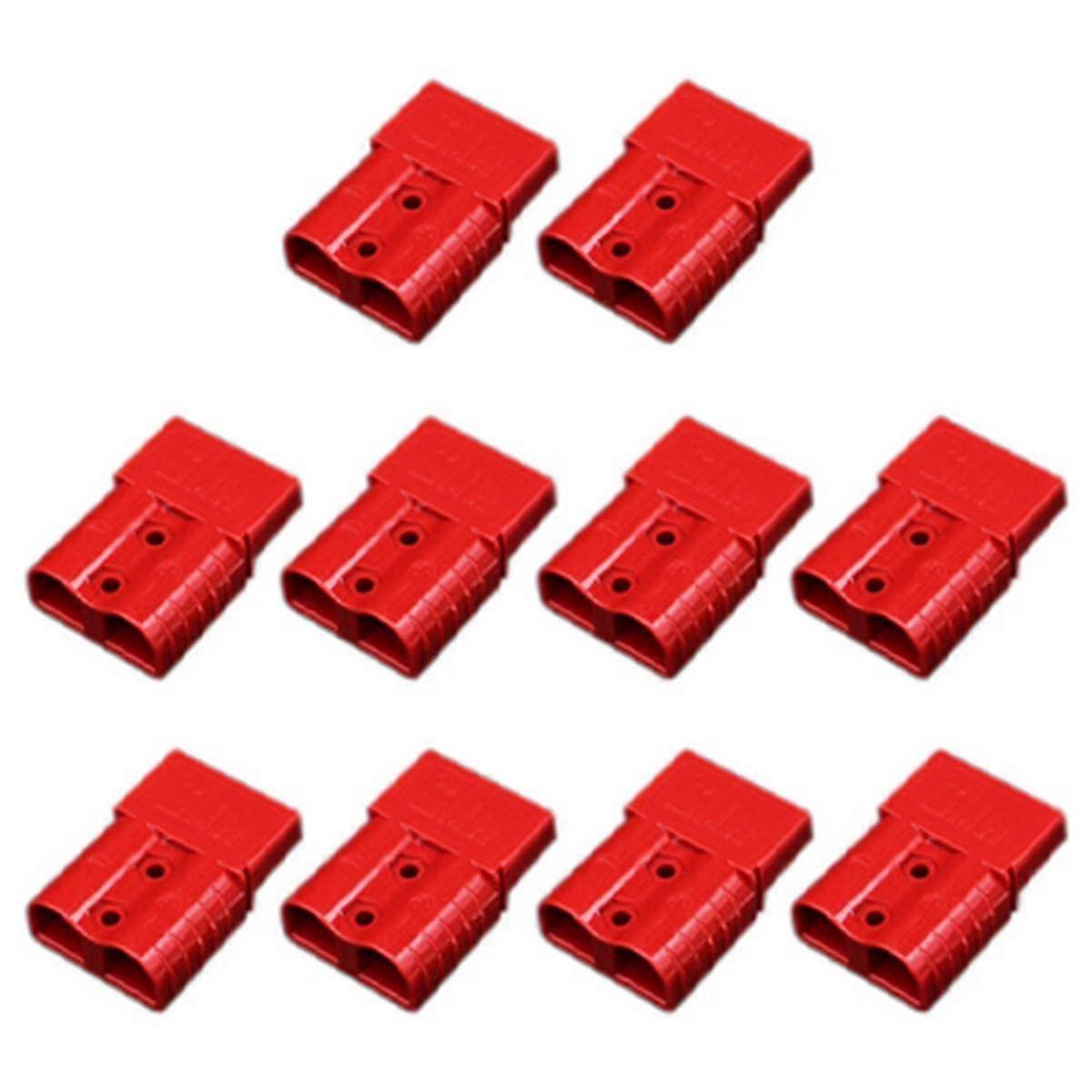 10pcs Anderson Style Plug Connector 120a With Anderson Handle Forklift Battery Charging Quick Conne