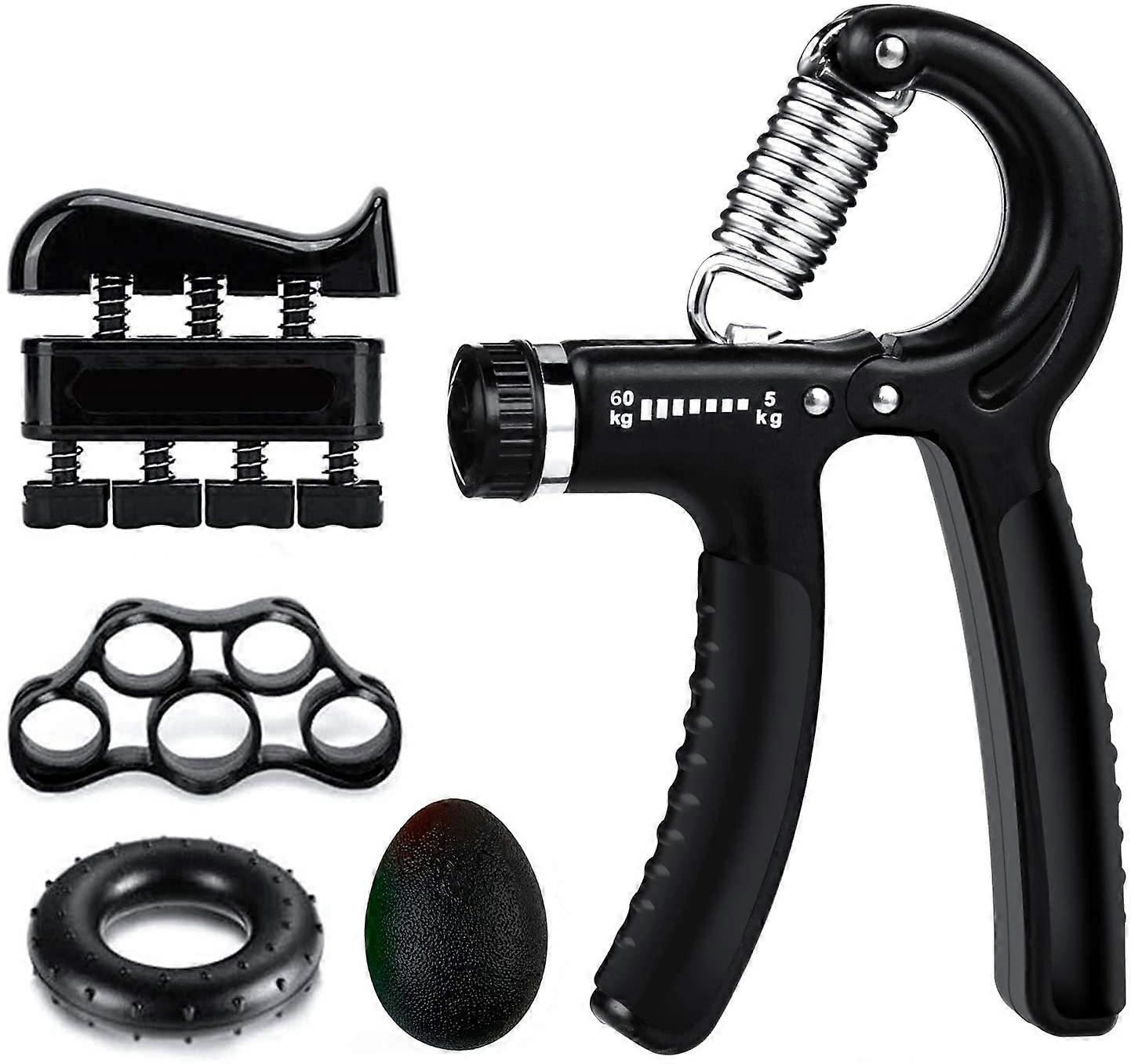 Adjustable Hand Trainer Grip Strength Set - Forearm Grip Training Equipment