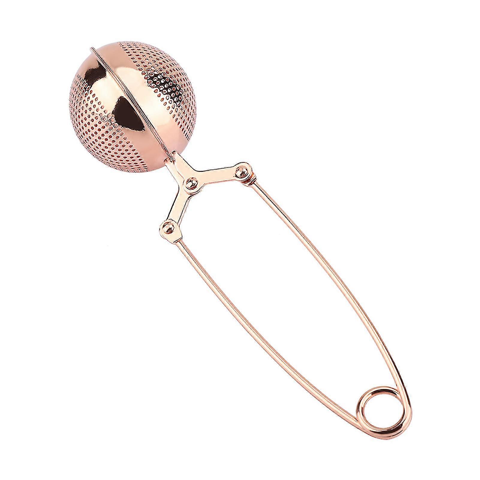 Stainless Steel Tea Infuser Strainer, Reusable Ball Shape Teapot Filter, Portable