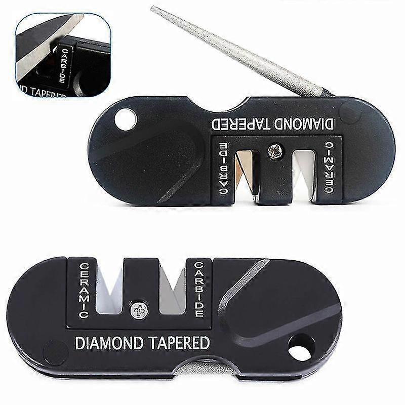 Mini Sharpener Tool Foldable Outdoor Survival Hunting Hiking Camping Portable