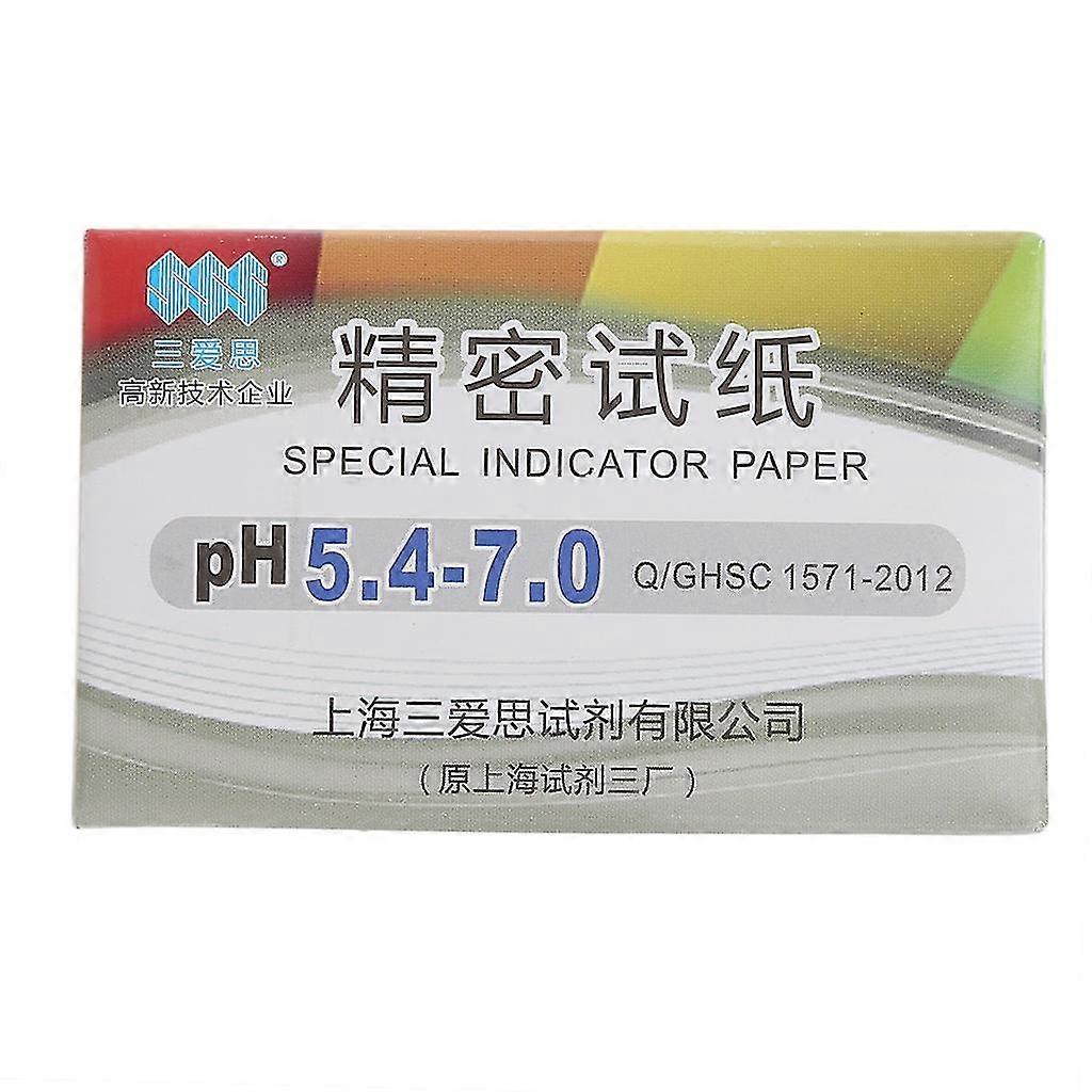 Accurate 80 Pieces Ph 5.4-7.0 Test Papers Strips Indicator Paper Lab Litmus